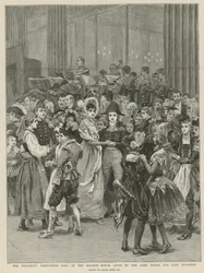 Il ballo in maschera dei bambini alla Mansion House