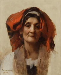 Testa di donna italiana