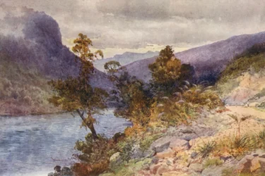 Nuova Zelanda: Il fiume Buller vicino a Hawk