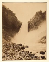 Grandi cascate di Yellowstone, 360 piedi