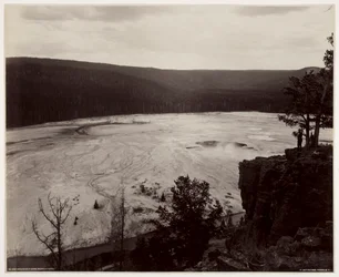 Hells Half Acre, Prismatic Springs, c. fine 1880