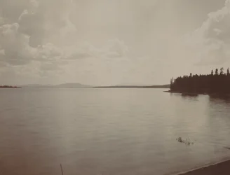 Lago di Yellowstone, anni 1880 (foto)
