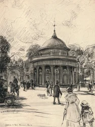 Ingresso al Parc Monceau, 1915