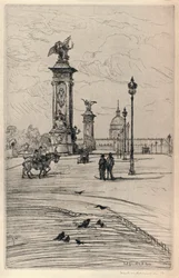 Il Pont Alexandre III, 1915