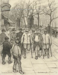 La passeggiata dei feriti, 1917