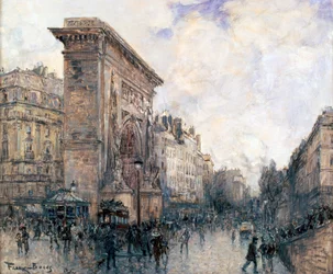 Arco di Trionfo di Porte St-Denis, Parigi, c1875-1926