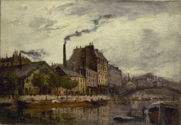 Il molo di Valmy, 1905