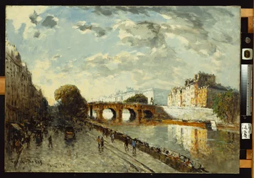 La Senna a Parigi, Quai des Augustins, 1922