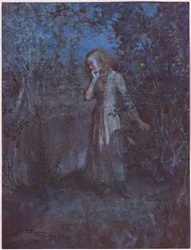 La luce si era trasformata in oscurità e la sera si era fatta notte, c.1920