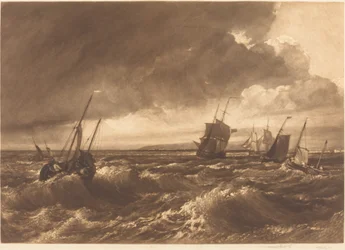 La foce del Tamigi, Isola di Sheppey in lontananza, 1891