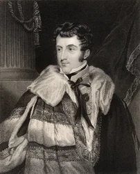 Charles Gordon Lennox, 5º Duca di Richmond, inciso da H. Cook da 