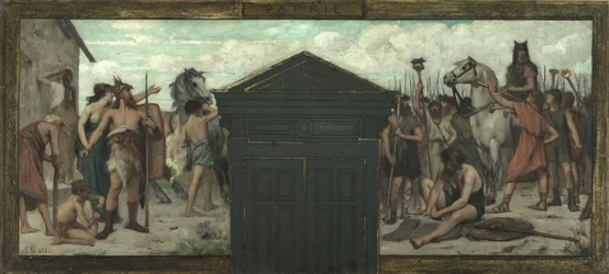Bozzetto per il municipio del XV arrondissement: La Patrie, tra il 1883 e il 1884 (olio su tela)