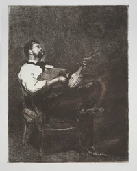 Suonatore di chitarra, 1861
