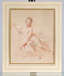 Nudo femminile seduto