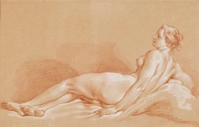 Boucher - Giovane donna sdraiata