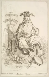Musicista cinese, 1738-45