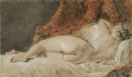 Donna sdraiata vista da dietro, detto il Sonno, ca 1720