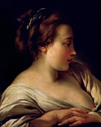 Testa di una ragazza, XVIII secolo