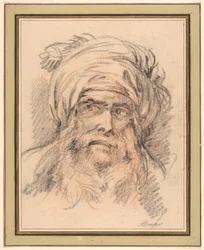Testa di uomo con turbante