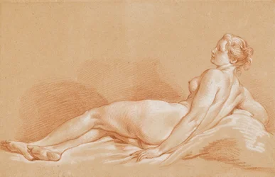 Giovane donna sdraiata