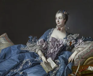 Ritratto della marchesa de Pompadour 1721-1764, ca 1758
