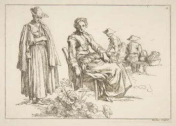 Foglio di schizzi, 1753