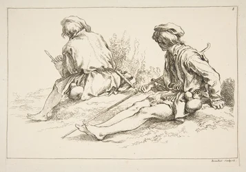 Foglio di schizzi, 1753