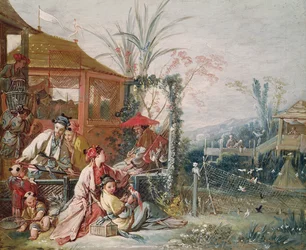 La caccia cinese, c.1742