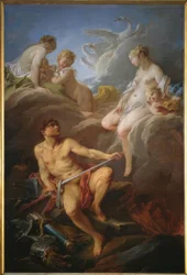 Venere chiede a Vulcano armi per Enea