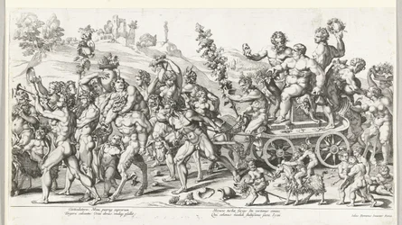 Trionfo di Bacco, parte destra