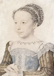 Ritratto di Margherita di Valois 1553-1615, ca 1559