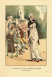 Riunione nei Giardini del Lussemburgo, Anno VIII