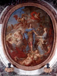 Luigi XIV presenta la pace all