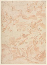 La stigmatizzazione di San Francesco, primo terzo del 1700