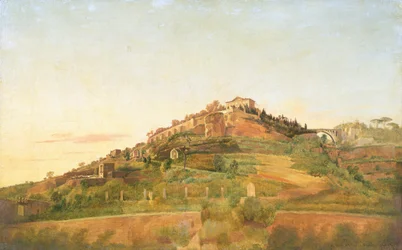 Collina del Vomero vista da Villa Lucia a Napoli