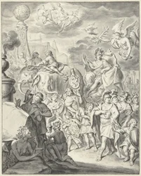 Trionfo allegorico di un principe o condottiero