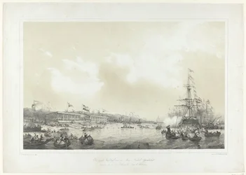 La prima gara del Kon: Nederl: Yachtclub, tenutasi il 10 giugno 1846 sul Maas a Rotterdam