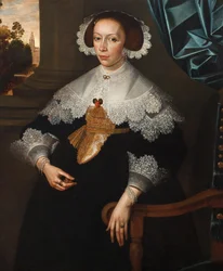 Ritratto di Florence-Marguerite de Renesse-Warfusée, Contessa di Grimbergen, 1641