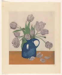 Tulipani in una brocca