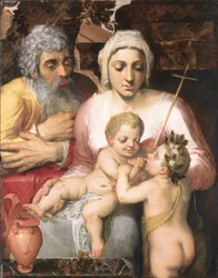 La Sacra Famiglia con San Giovanni Battista, 1546