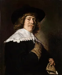 Ritratto di un giovane che tiene un guanto, c1650