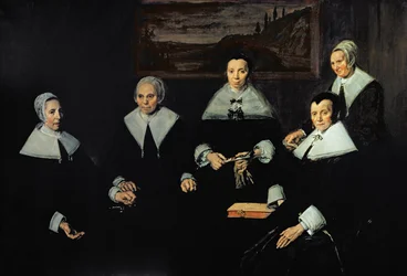 Le reggenti della Casa degli uomini anziani, Haarlem, 1664