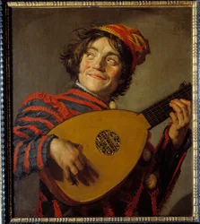 Il giullare con liuto