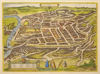Vilnius da Urbium praecipuarum mundi theatrum quintum di Georg Braun, 1580s