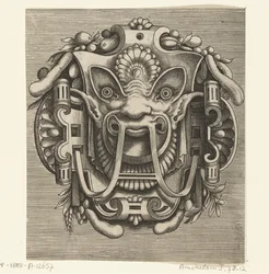 Maschera di cartiglio