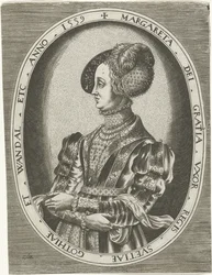 Ritratto della regina Margherita Leijonhufvud di Svezia