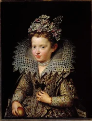 Ritratto di Eleonora Gonzaga, principessa di Mantova, bambina, circa 1605