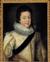 Ritratto di Luigi XIII, re di Francia e Navarra (1601-1643) al momento del suo matrimonio nel 1616