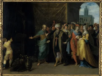 Creso mostra i suoi tesori a Solone, 1616-30