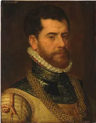 Ritratto di un gentiluomo, con il monogramma di Don Gaspar de Haro y Guzman